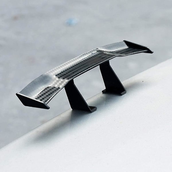 Universal bil mini spoiler vinge ABS material spoiler vinge svans exteriör dekoration (svart)