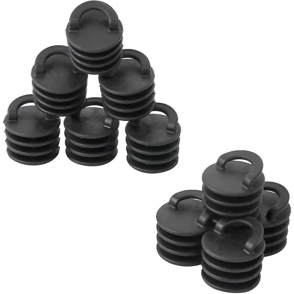 10 stk. Marine Scupper Stoppers Scupper Plugs Bungs til Kajak Kano Båd Drænhuller