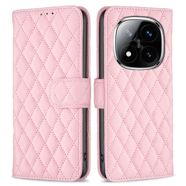Xiaomi Redmi Note 14 Pro/Pro Plus 5G Kotelo Timantti Nahka
