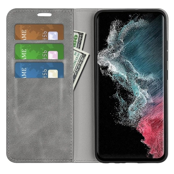 Samsung Galaxy S23 Ultra Flip Cover Touch Grå