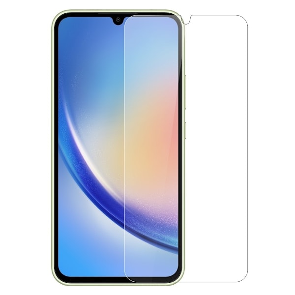 NORTHJO Galaxy A34 5G 2-PACK Näytönsuoja Karkaistu Lasi