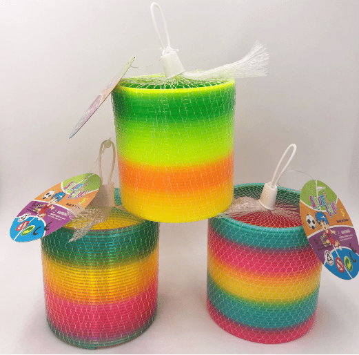 Legetøj til børn / Regnbue Spiral Rainbow / Materiale: Plast af høj kvalitet / Mål: 8,7 x 9 cm