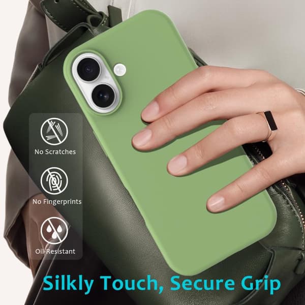 iPhone 17 Cover - Ensfarvet Silikone