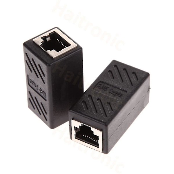 2 kappaletta RJ45-liitintä Ethernet-kaapeliliitin Lan-liitin Inline