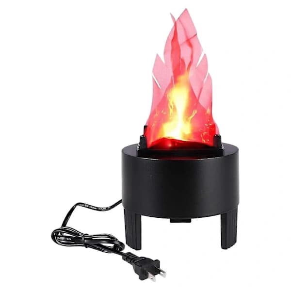3D Fake Flame Light Elektrisk Bål Kunstig Flammende Ildeffekt Dekor Fp[co]