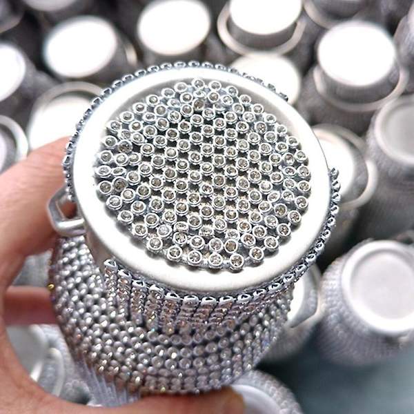 Diamant Vannflaske, Rustfritt Stål Isolerte Vannflaske, Glitter Vannflasker For Kvinner, 500ml