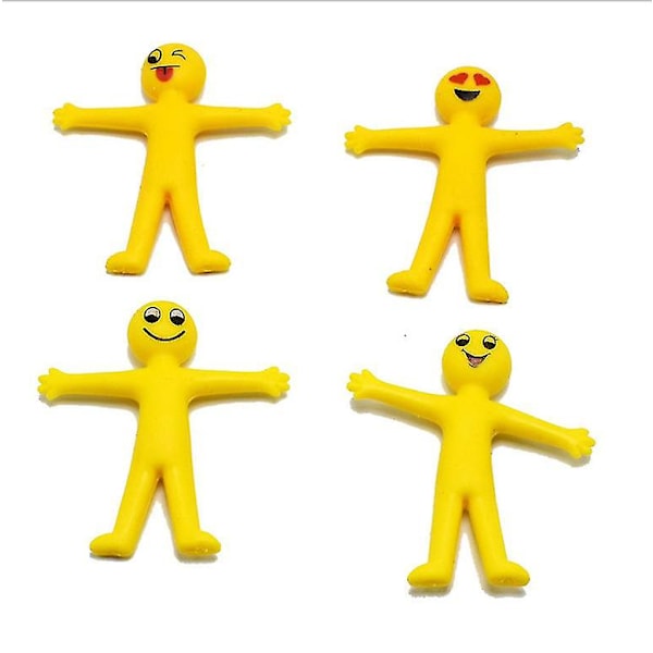Stressbold  Nyhed Emoji Klemmebolde Stressaflastningsbolde Fingerøvelsesbolde Legetøj Med  Strækbare Gummifigurer Til Teenagere Voksne Festgave Pa