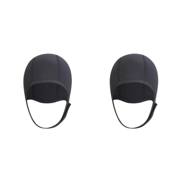 1/2/3/5 Neoprene Diving Cap Protective Ear for Rafting Black 2.5mm black 3mm black 3mm 2Set