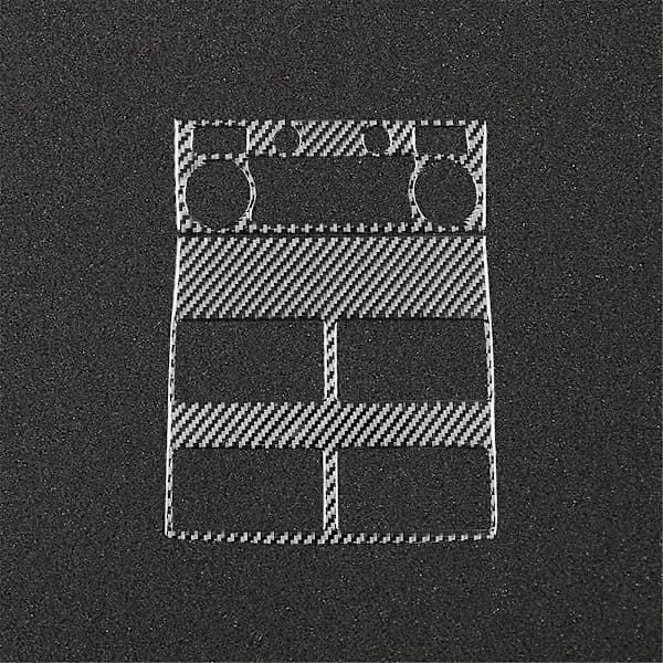For 5-serie E60 2004-2007 Karbonfiber Bil Bakre Tak Lys Trim Leselys Panel Interiørtilbehør[co]