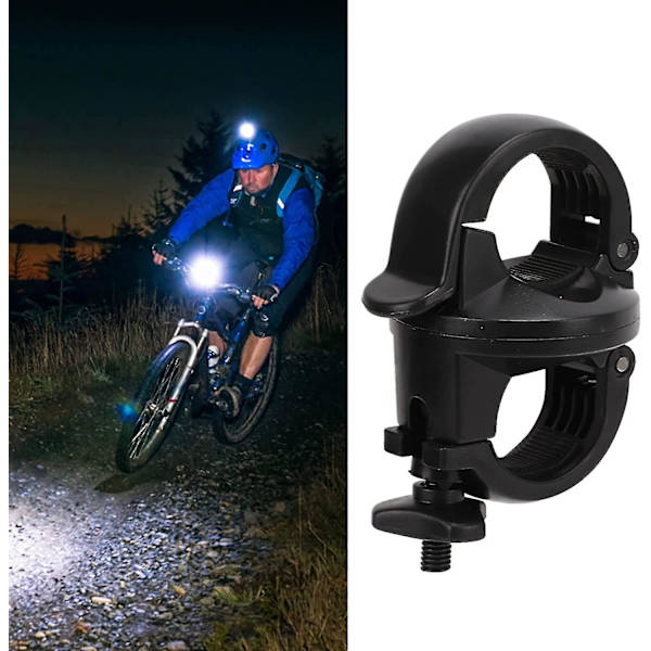 Sykkel lommelykt holder, lommelykt klips, 360-graders universell sykkel lommelykt brakett