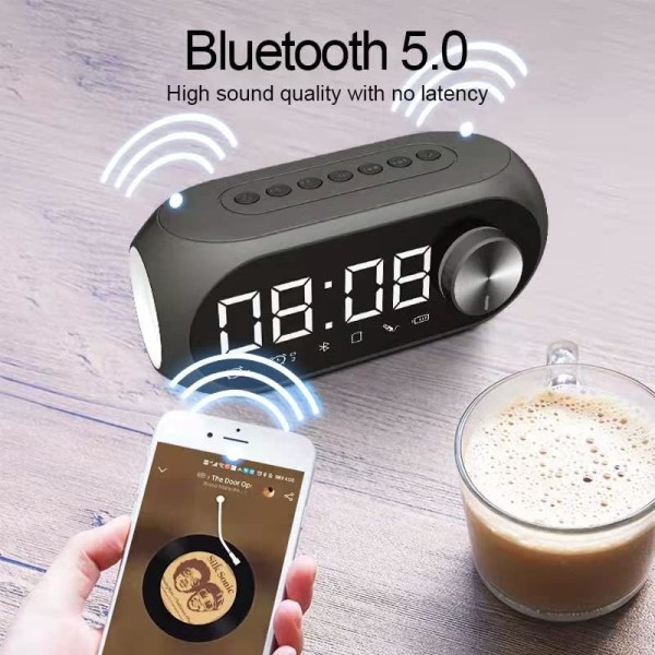 Bluetooth högtalare med LED-ljus