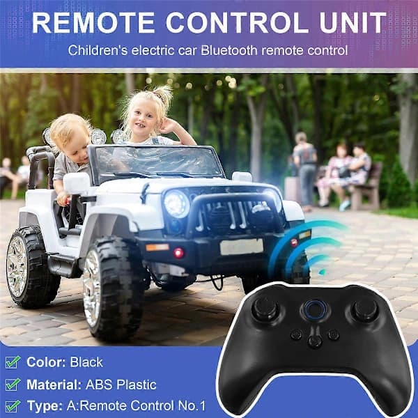Sähköinen lastenauto 2.4G Bluetooth-kaukosäädin B