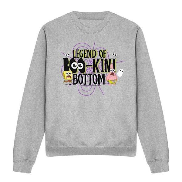 SvampeBob Firkant Unisex Voksen Legend Of Boo-Kini Bottom Genser Sport Heather XL 2 Set