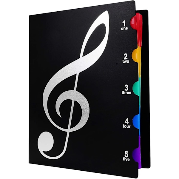 Document Folder A4 Music Folder Multifunctional Sheet Music Holder 20 Sheets Storage Folder