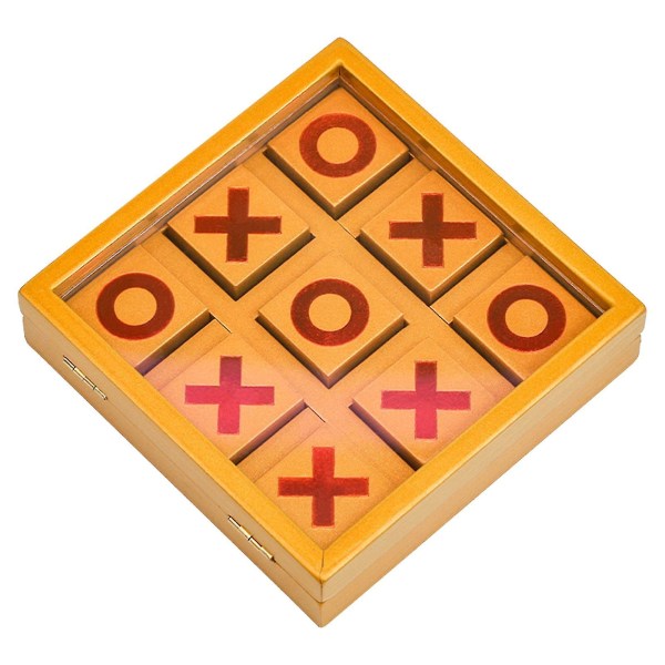 Tic Tac Toe pedagogisk leksak pussel brädspel barn pedagogiska leksaker set