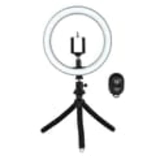 Selfie-lampe/Ringlampe (26 cm) med fleksibelt stativ[co]