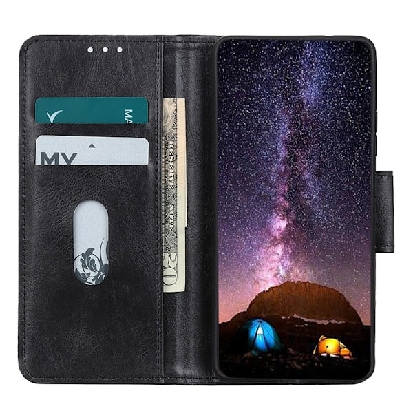 Motorola Moto G32 Etui Spaltlæder Sort