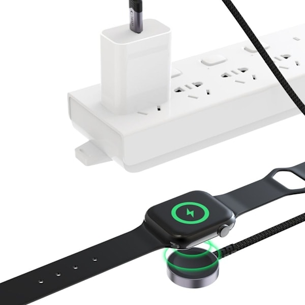Tech-Protect 1.2m Apple Watch Laddare UltraBoost Svart