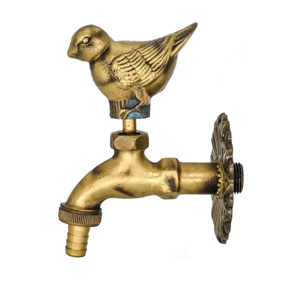Outdoor Tap Garden Faucet Animal Shaped Faucet Antique Brass