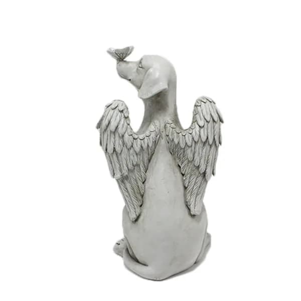 Hundeengel Dyreminde, Gravsten Tribut Statue, 20*11*11CM[CO]