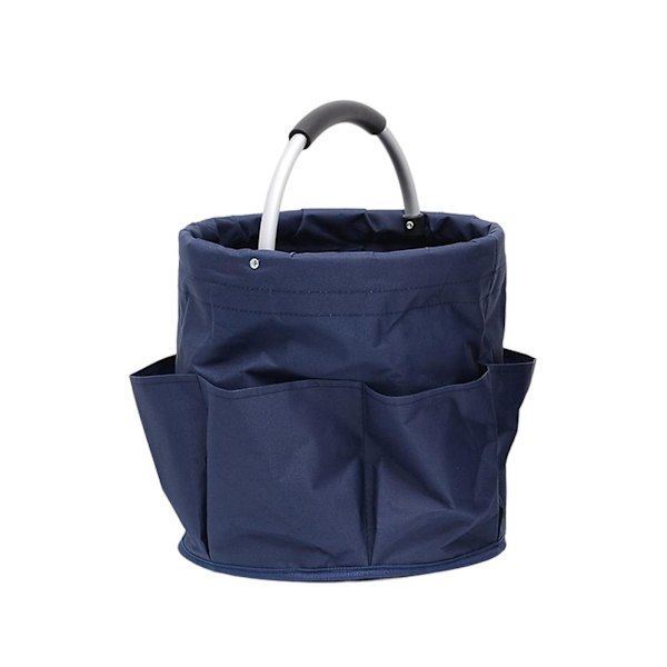 Förvaringslåda för rengöringsredskap, polyester, blå, 26,5 x 28 x 28 cm