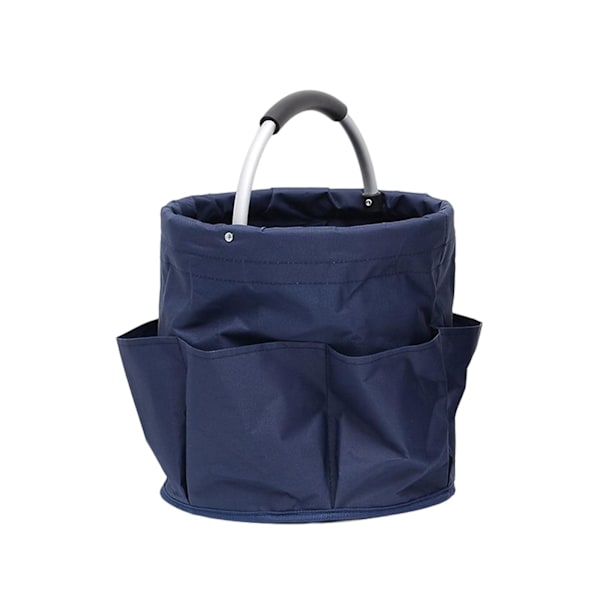 Opbevaringsboks til rengøringsredskaber, polyester, blå, 26,5 x 28 x 28 cm