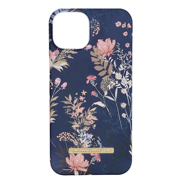 ONSALA iPhone 13 / 14 Skal Mörk Blomma