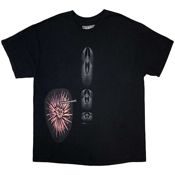 Travis Scott Unisex Aikuisten Summer Run 2023 London T-paita XXL Svart Musta XXL