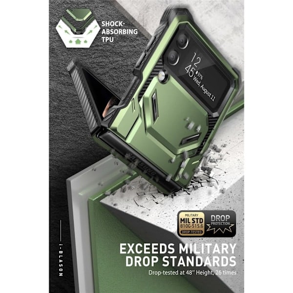 Supcase Galaxy Z Flip 4 Kuori Iblsn ArmorBox Guldan