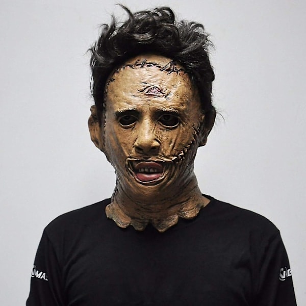 Texas Chainsaw Massacre Leatherface -naamio Lateksi Pelottava Elokuva Halloween Cosplay Asu Juhlatapahtuma Rekvisiitta Lelut Karnevaalinaamio (FMY)