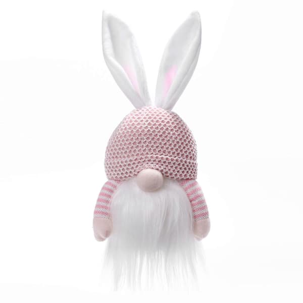 Easter Luminous Rabbit Rudolph Faceless Plush Doll Decorated In Pink B926-230-lingling}