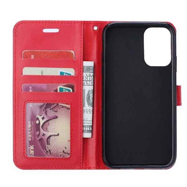 Samsung Galaxy S21 Ultra - Crazy Horse Kotelo - Punainen Red Punainen