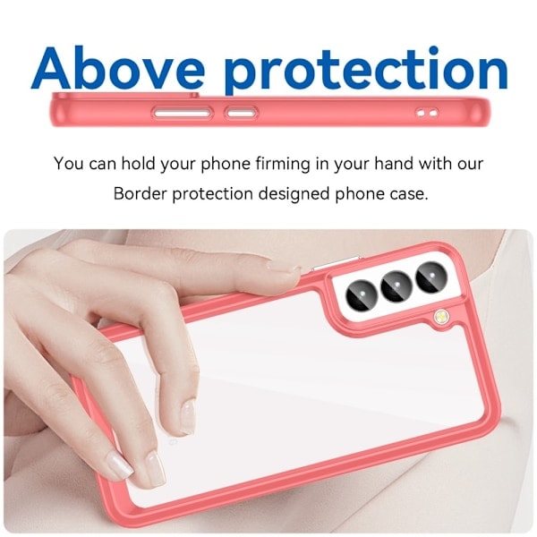 Samsung Galaxy S23 Deksel Akryl/TPU Rød