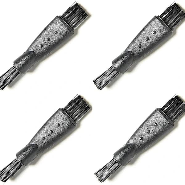4 stk. dobbeltsidede trimmer- og barbermaskinerensebørster, Clipper Cleaner Brush til