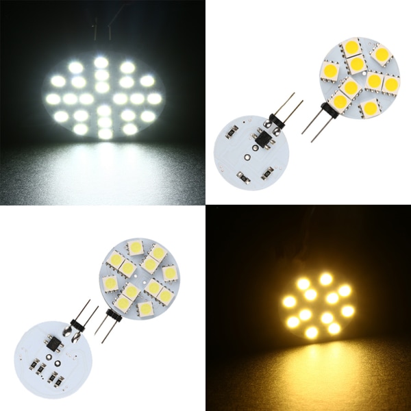 G4 LED-lampa, DC 12V rund G4 spotlight glödlampa