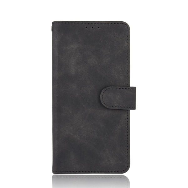 Sony Xperia 10 III - Skin Touch Nahkakotelo - Musta Musta