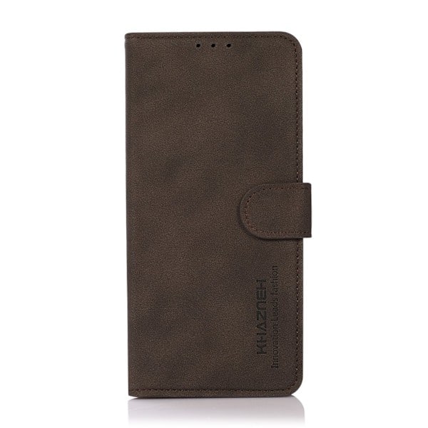 Xiaomi Redmi Note 10S - KHAZNEH Retro Læder Etui - Brun