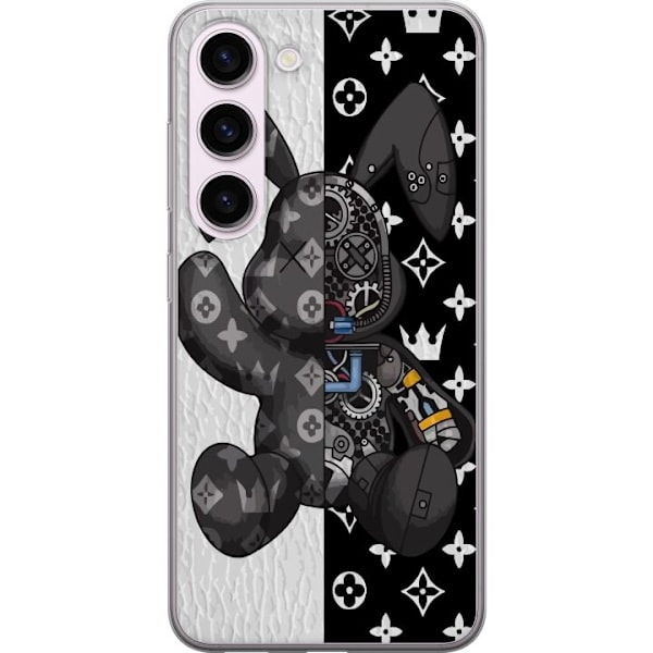 Samsung Galaxy S23 Transparent Skal LV Bunny