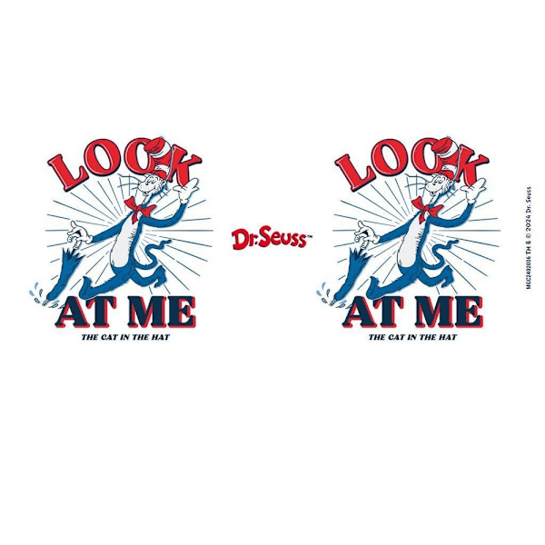 The Cat In The Hat Look At Me Indre To-tonet Krus One Size Cambr Cambridge Blå/Hvid One Size