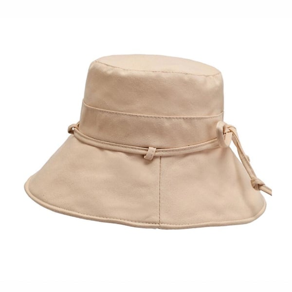 Damhattar Kvinnohattar Utomhus Fiskehatt Elegant Keps Dam Solhatt Dam Bokmnot Hatt Solkeps Khaki2 Khaki 29*29CM