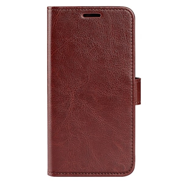iPhone 15 Etui Crazy Horse Læder Brun