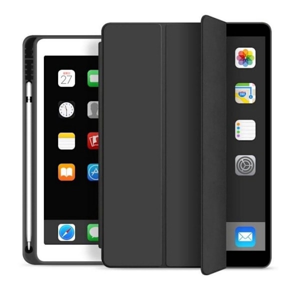 Tech-Protect iPad 10.2 2019/2020/2021 Fodral med Pennhållare Svart