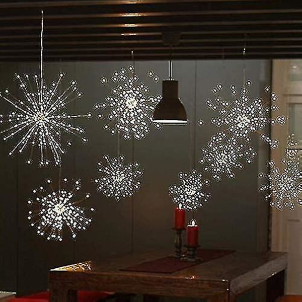 Fyrverkeri LED-lys for rom, hage, uteplass, bryllup, festdekorasjon