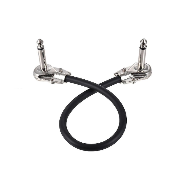 6-pakning 12-tommers gitarpatchkabler, akustiske instrumentgitar kabler, Duckhead-effektkabler