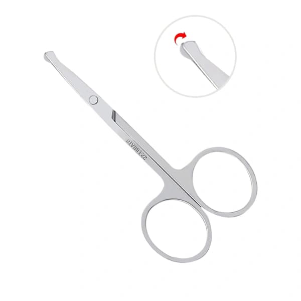 3-pack små ögonbryns- och näshårssaxar, skäggtrimmer [CO]