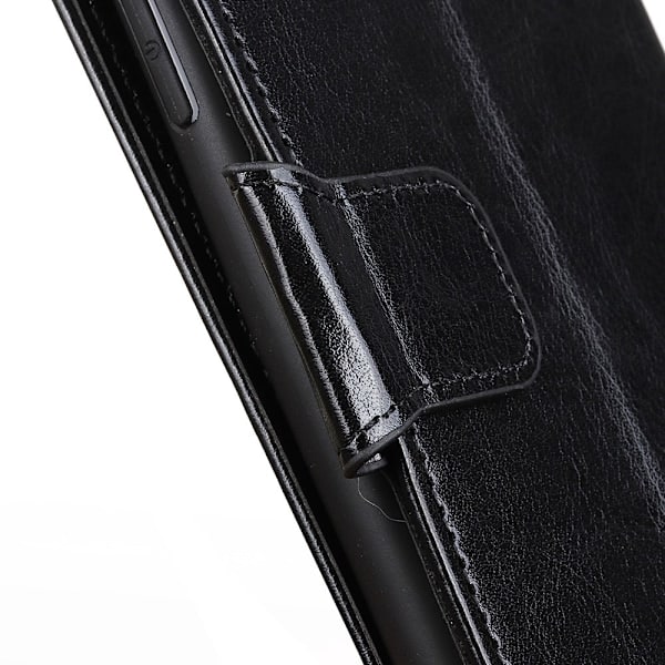 Xiaomi Redmi 8A - Crazy Horse Pung Etui - Sort Sort