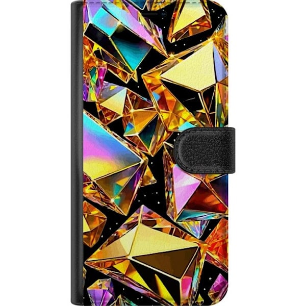 Samsung Galaxy A22 5G Pung Etui 3D Guld