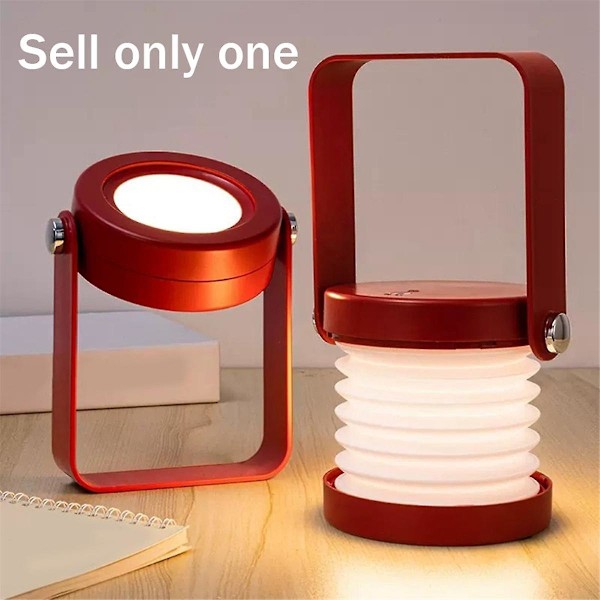 Foldable Touch Dimmable Reading Led Night Light Portable Lantern Lamp Usb Rechargeable For Children