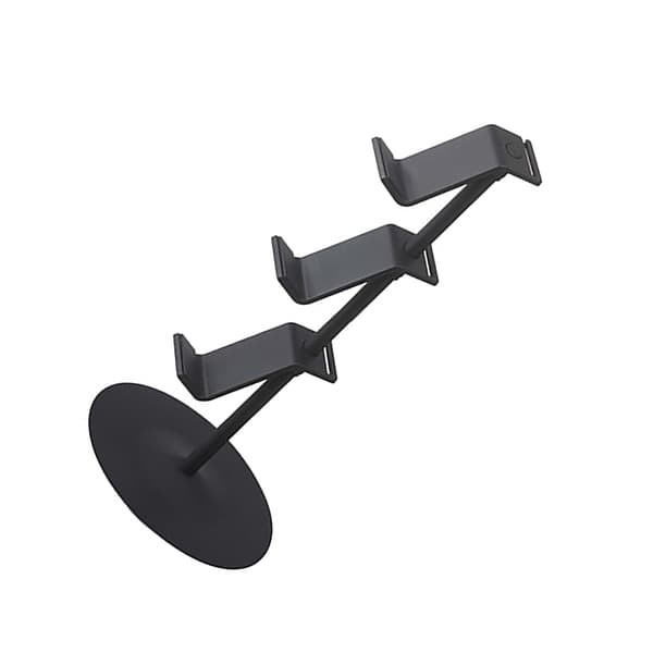 3-lags spilcontrollerholder hul hovedtelefon spilkonsol controllerholder stativ arrangør til XBOX sort