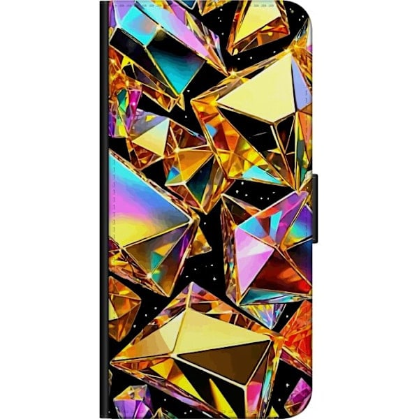 Motorola Moto E7 Pung Etui 3D Guld